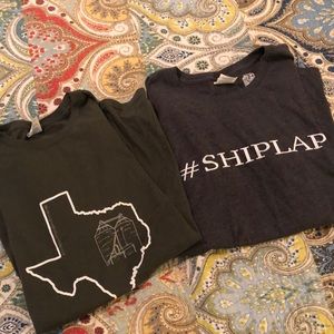 Pair of Magnolia Market t-shirts